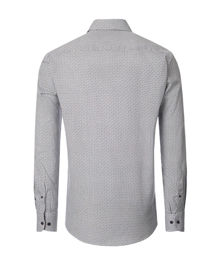 Heren overhemd lange mouw multicolor