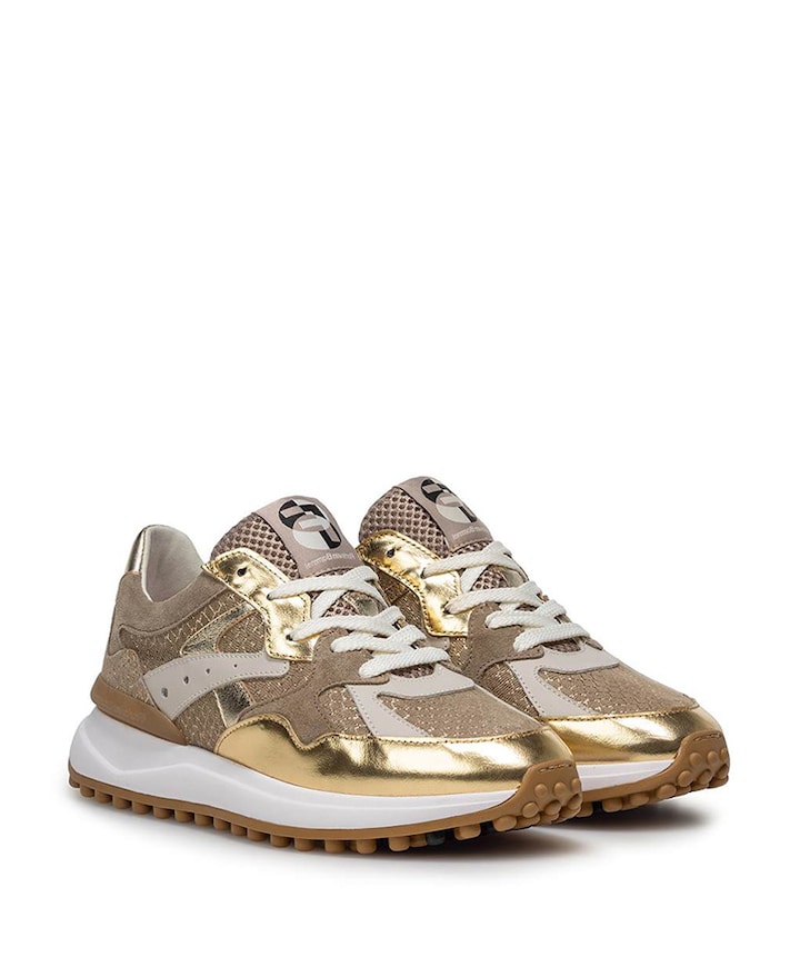 dames sneakers goud