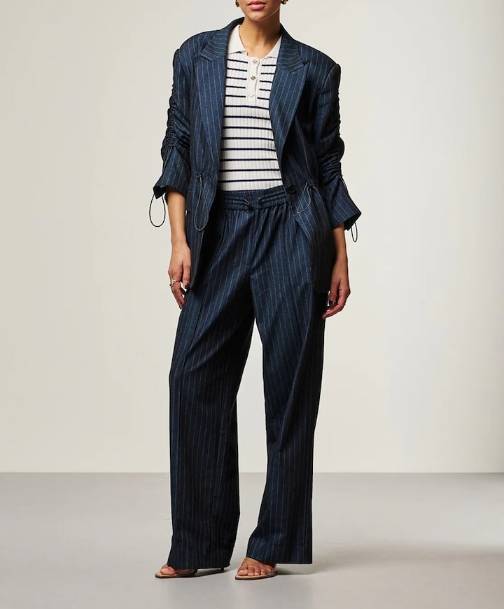 Dames blazer blauw