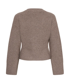 Dames vest bruin