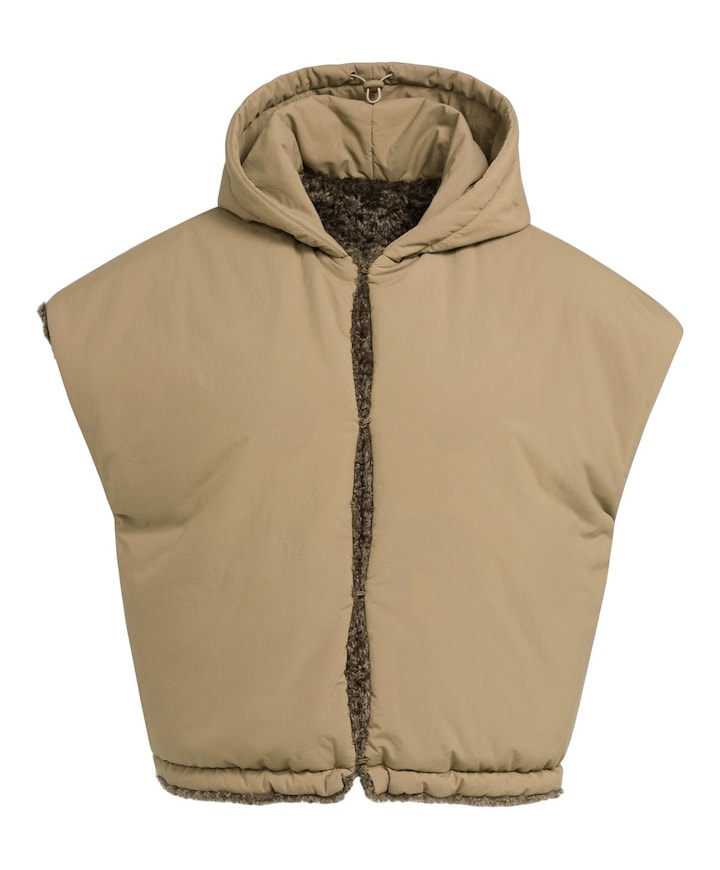 Dames bodywarmer bruin