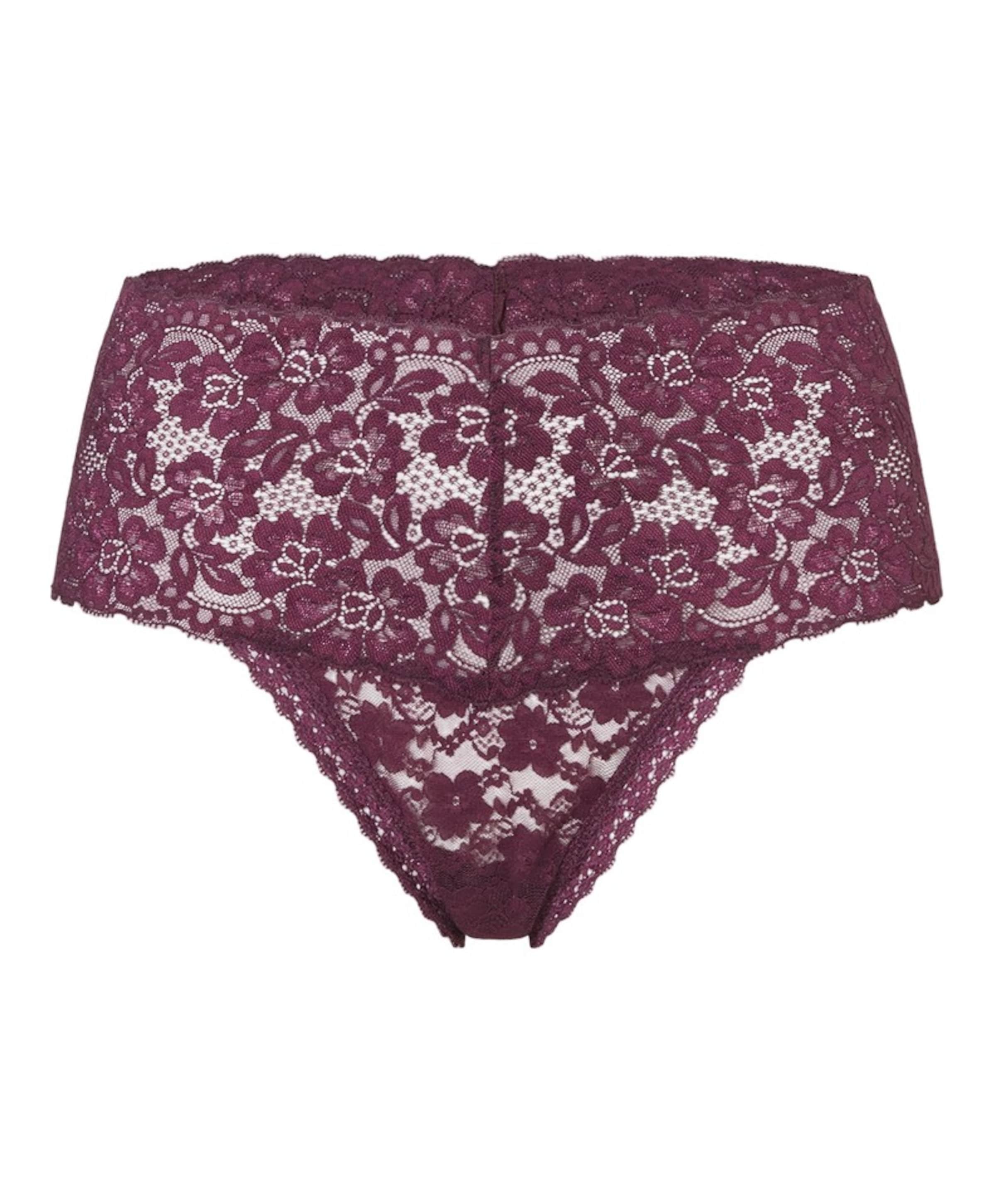Dames string bordeaux