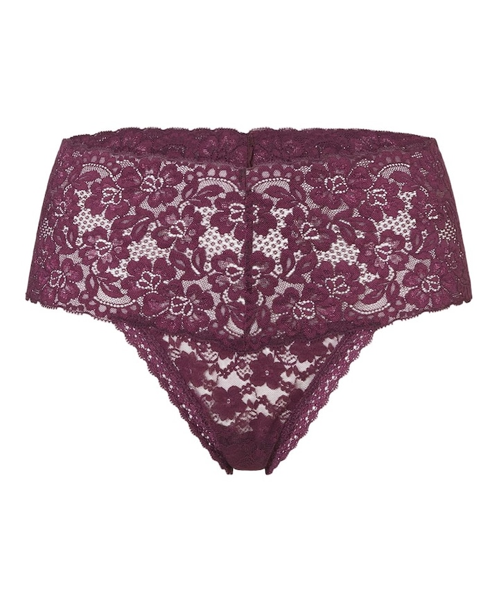 Dames string bordeaux