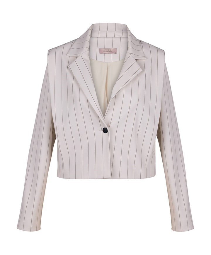 Dames blazer beige