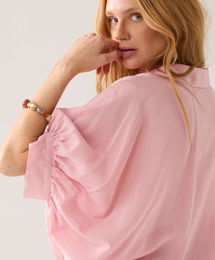 Dames blouse roze