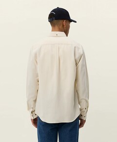 Overhemd lange mouw beige