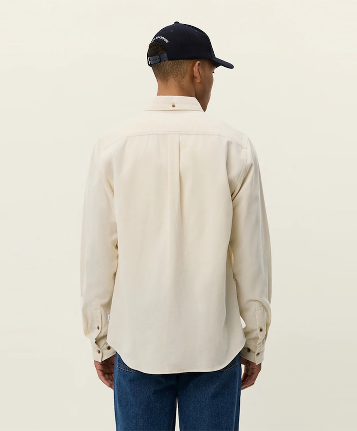 Overhemd lange mouw beige