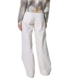 WIDE dames jeans ecru