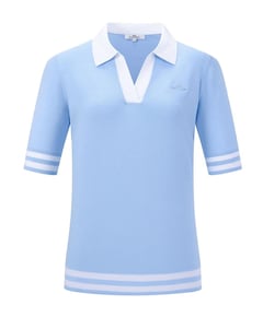 Dames polo blauw