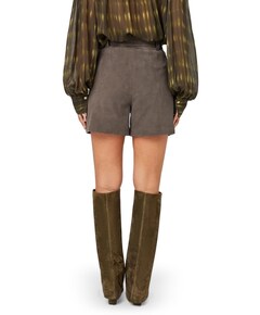 Sindi Suede dames korte broek bruin