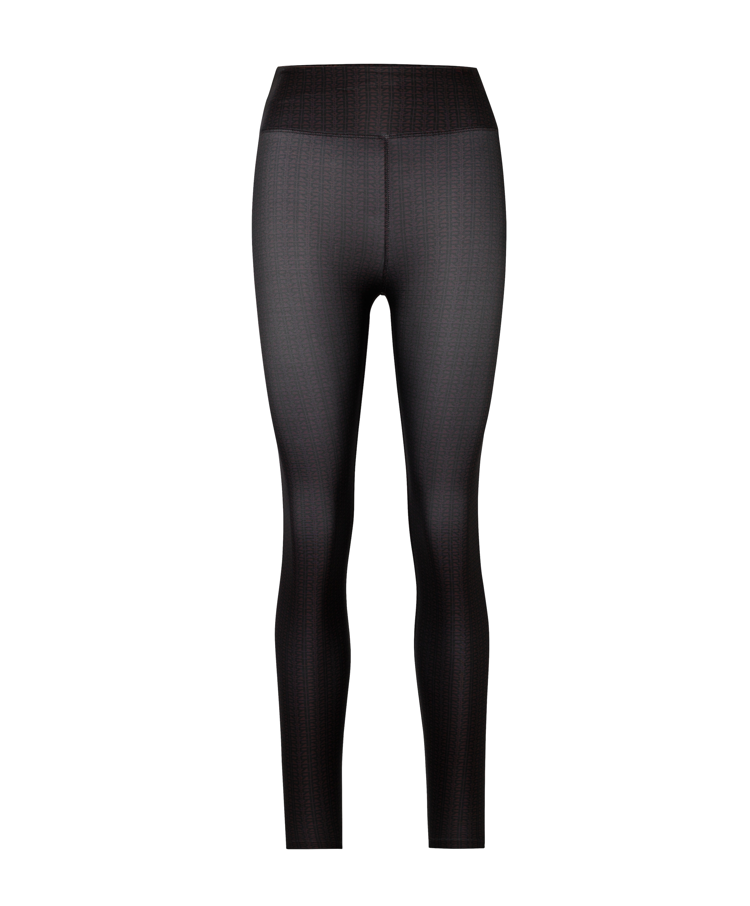 Printed High Waist Tights dames tights bruin