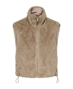 Dames gilet beige
