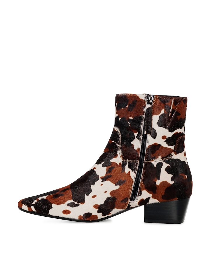 Carabella dames enkellaarzen bruin