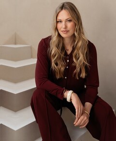 Dames blouse bordeaux