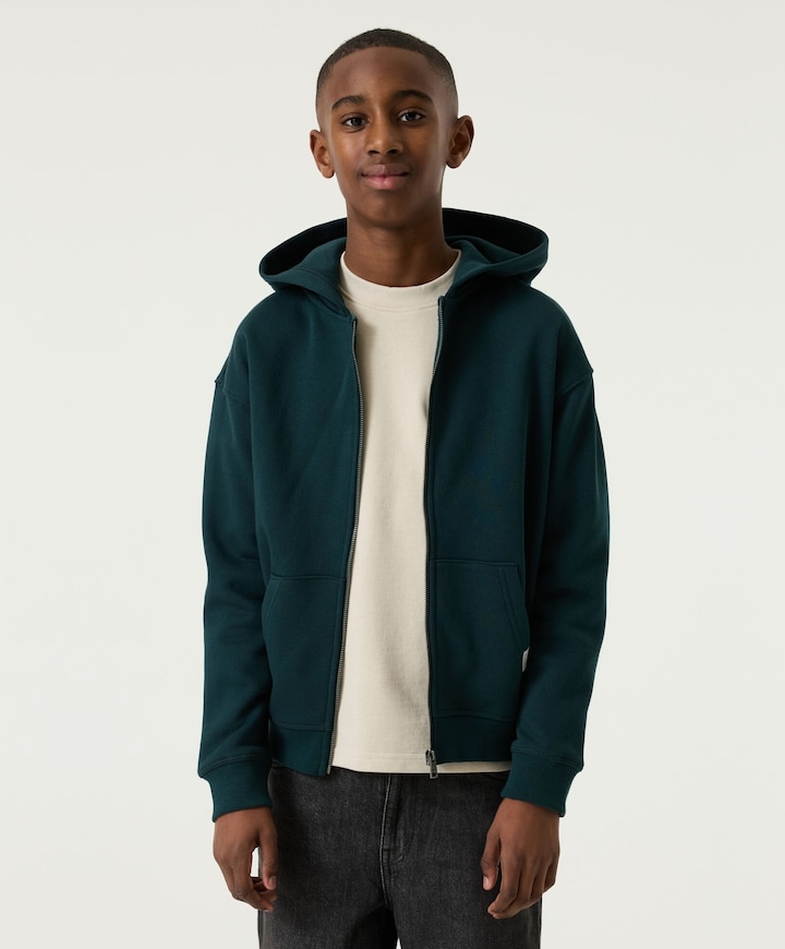 Jongens vest groen