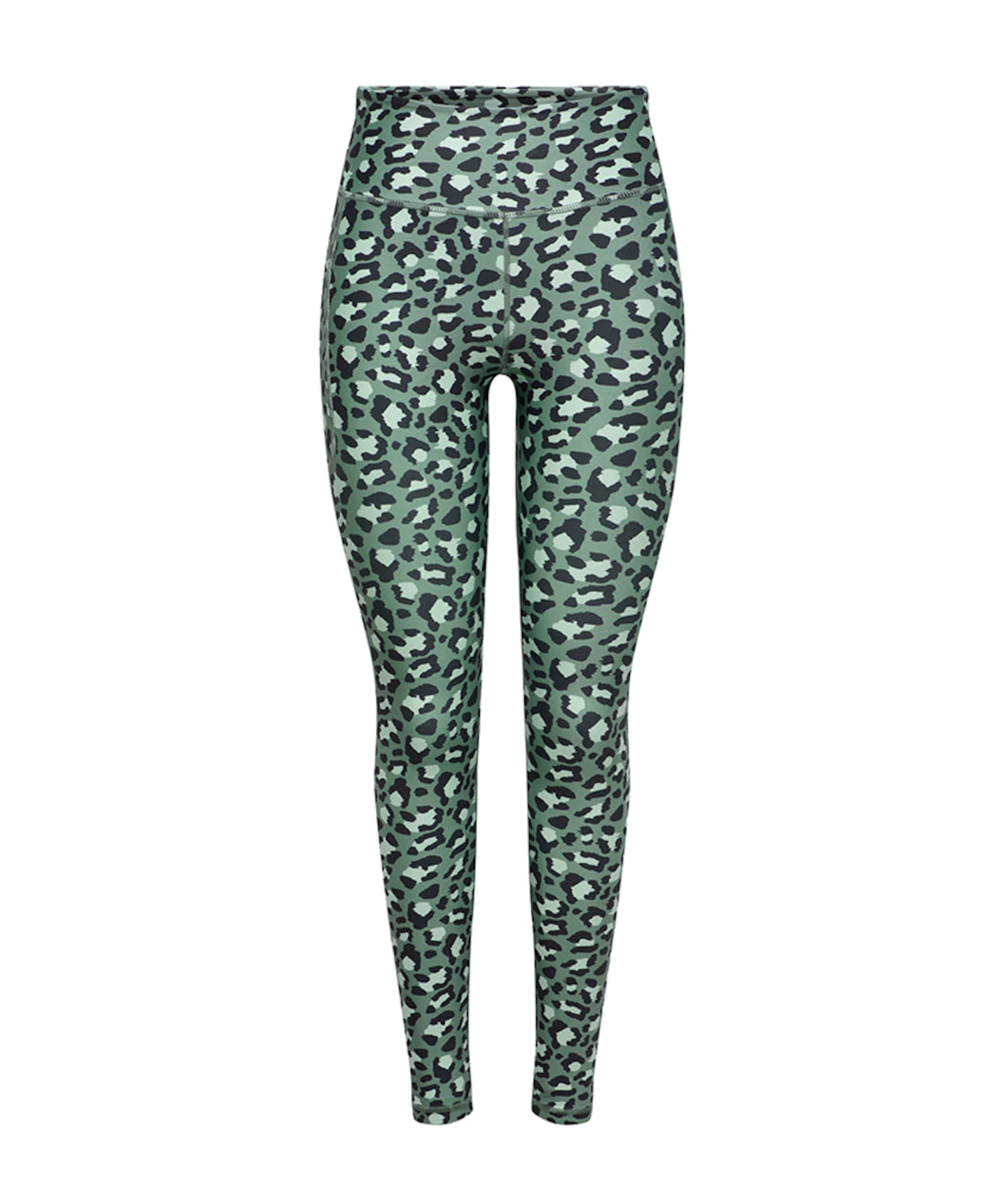 ONPJAM-2-MILLE HW AOP PCK dames tight groen