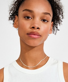 Dames ketting zilver