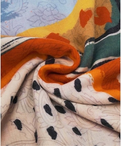 Dames sjaal multicolor