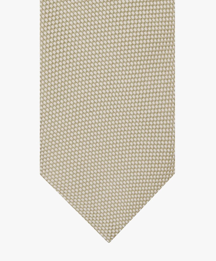 Heren stropdas beige