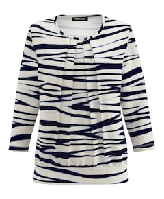 Dames blouse blauw
