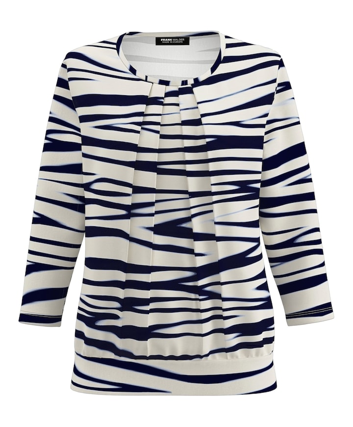 Dames blouse blauw