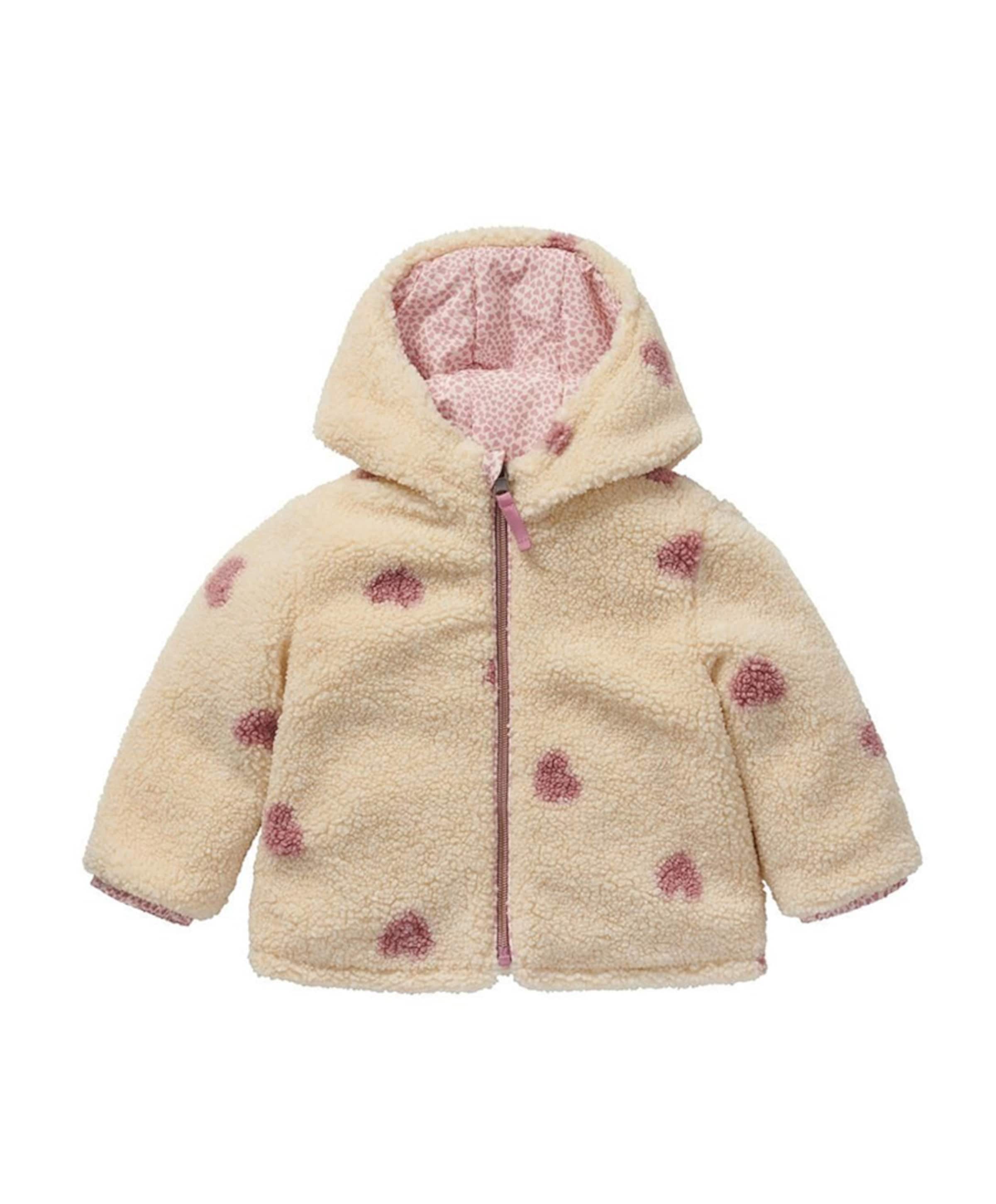 Meisjes omkeerbare jas roze