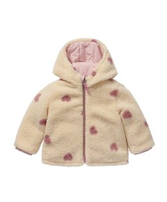 Meisjes omkeerbare jas roze