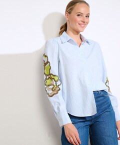 Blouse blauw