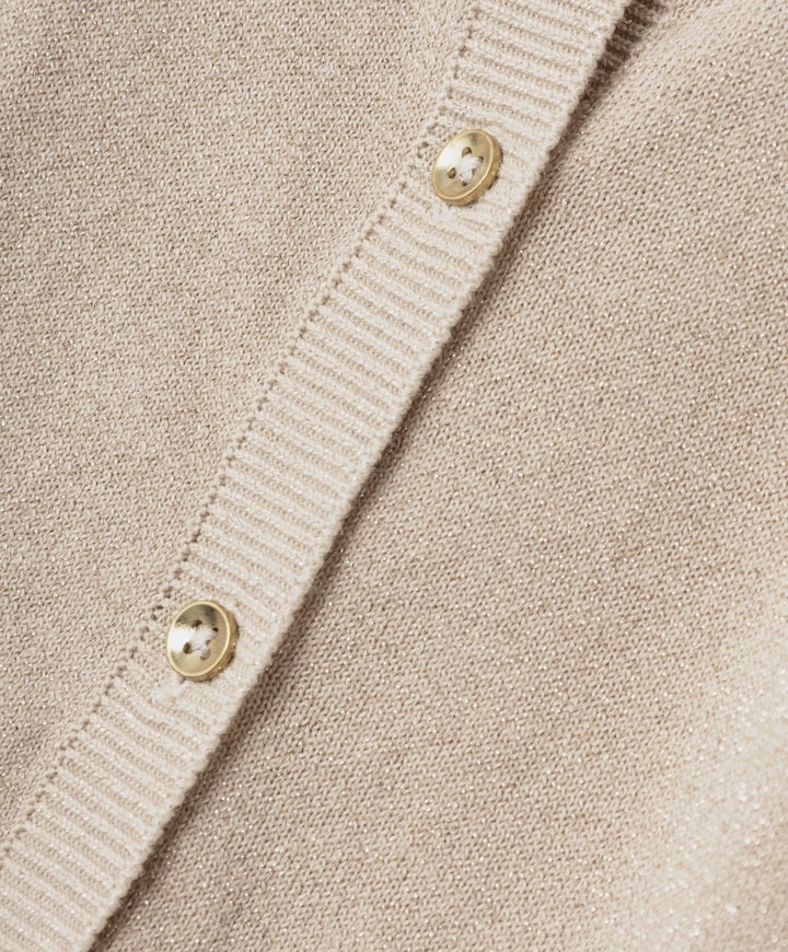 Meisjes vest beige