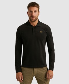 Heren polo zwart