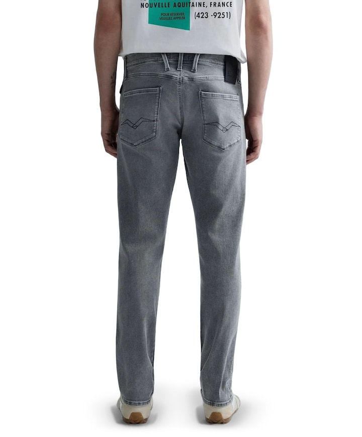 Anbass  heren jeans grijs