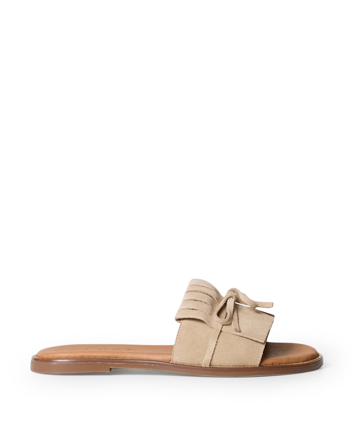 dames slippers beige