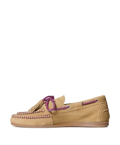 Boat loafer dames loafers beige