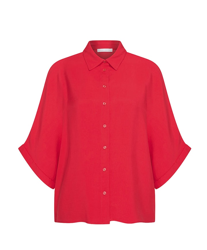 Dames blouse rood