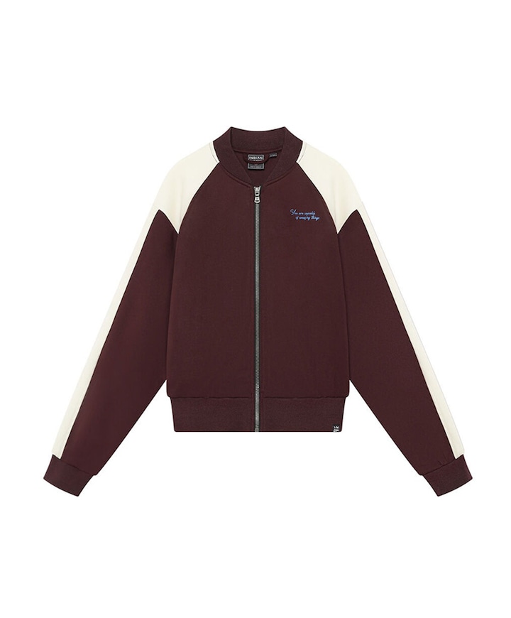 Meisjes vest bordeaux