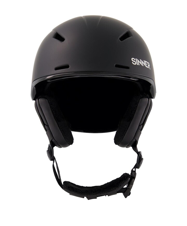 Skihelm uniseks zwart