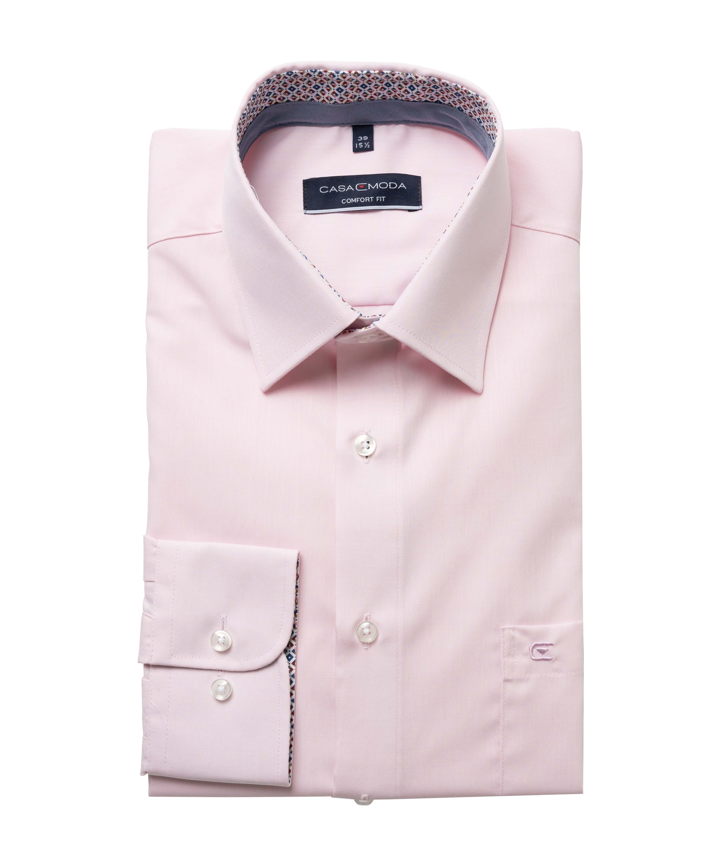 Overhemd lange mouw roze