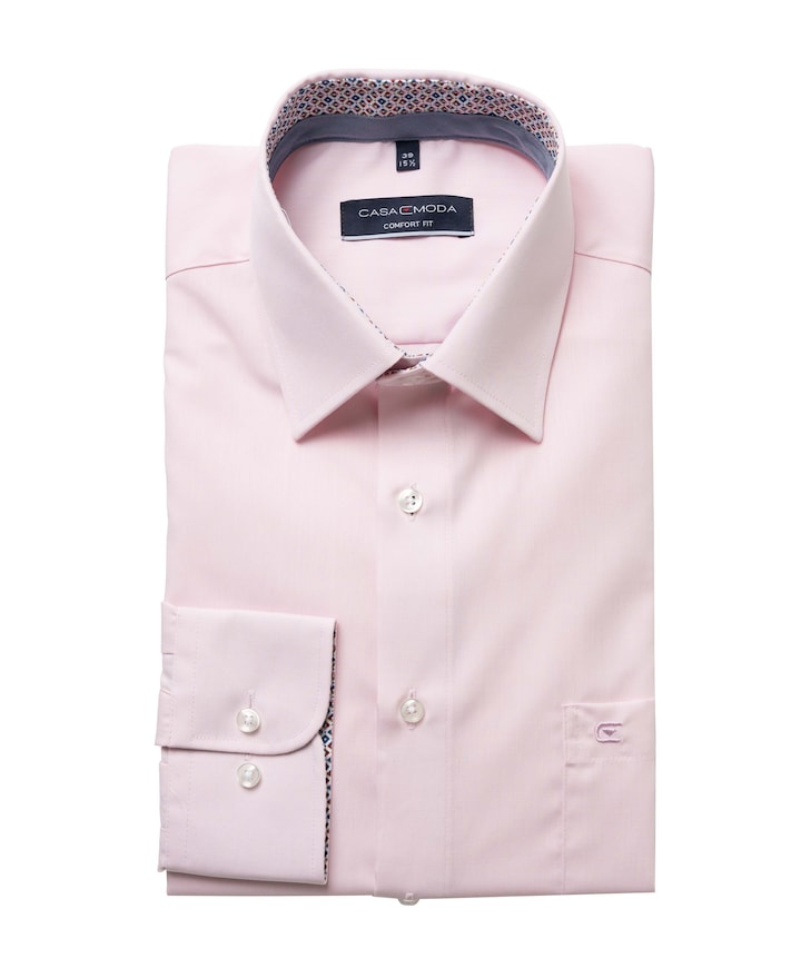 Overhemd lange mouw roze