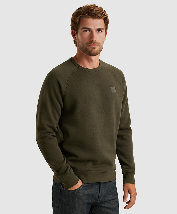 Heren sweater groen