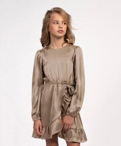 Meisjes jurk beige