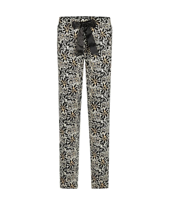 Dames pyjamabroek ecru