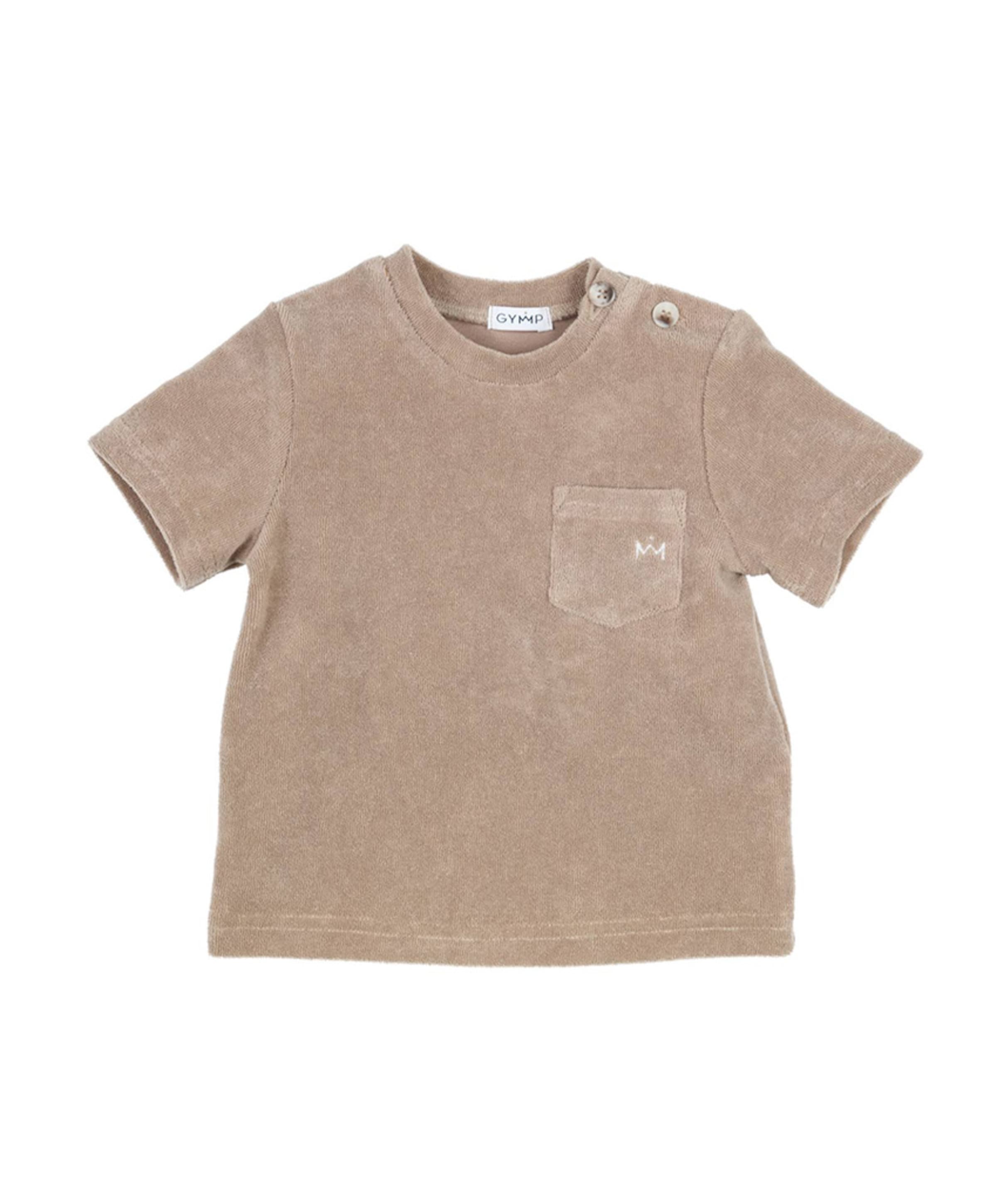 Uniseks T-shirt bruin