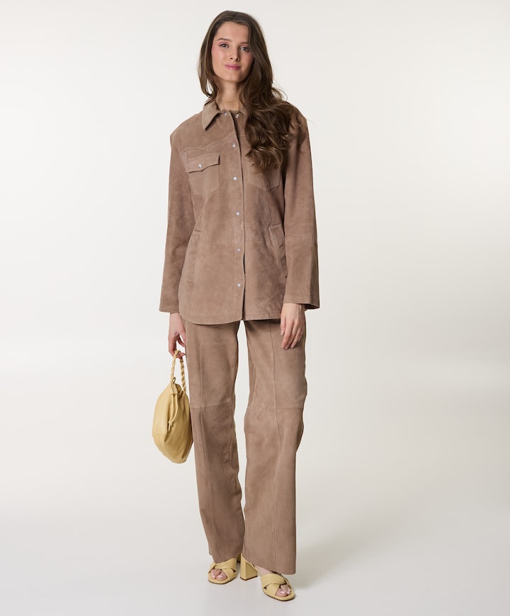 Lucca dames broek bruin