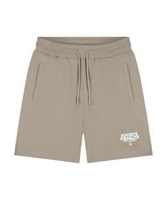 Oversized shorts societé broek beige