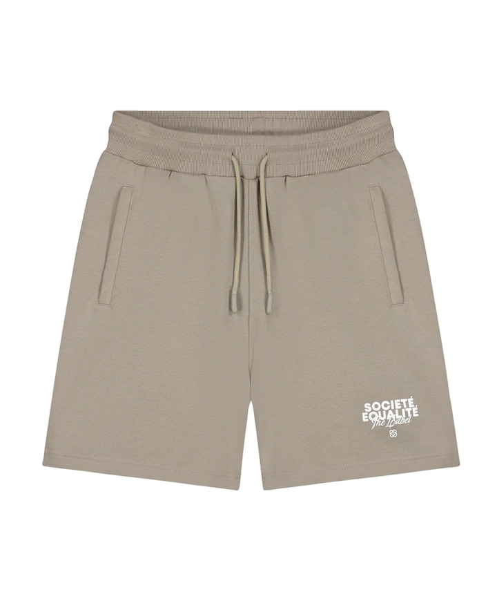 Oversized shorts societé broek beige