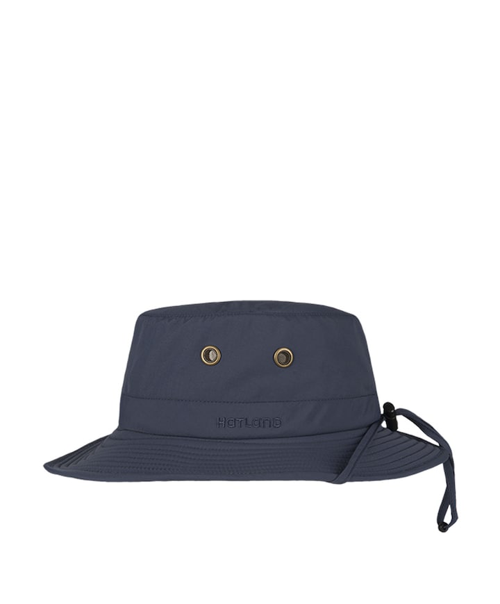 Heren bucket hat blauw