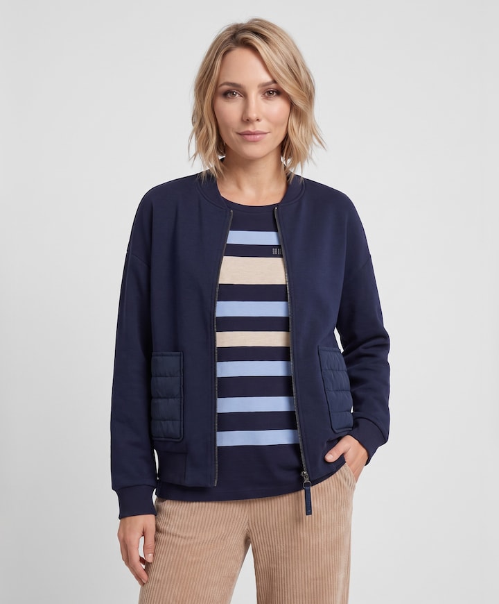 Dames vest blauw
