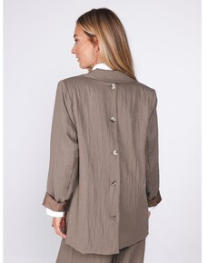 Dames blazer bruin