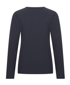 Dames longsleeve blauw