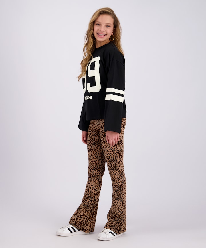 Meisjes longsleeve zwart